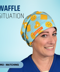 Waffle Situation - Scrub Cap - rae & grace - Euro - Matching Top