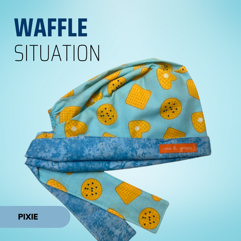 Waffle Situation - Scrub Cap - rae & grace - Pixie