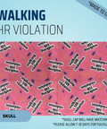 Walking Hr Violation - Scrub Cap - rae & grace - Skull Cap - *Made to order