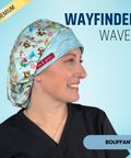 Wayfinder Waves - Scrub Cap - rae & grace - Bouffant