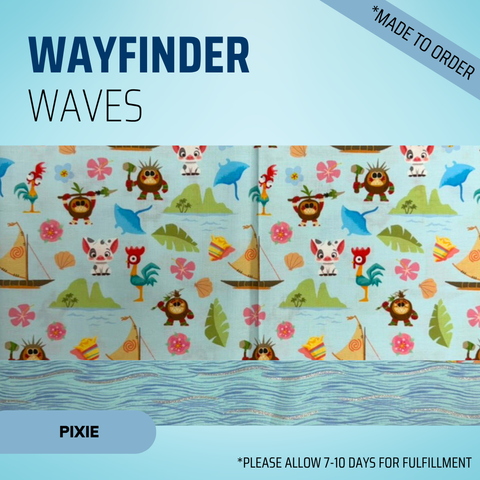 Wayfinder Waves - Scrub Cap - rae & grace - Pixie - *Made to order