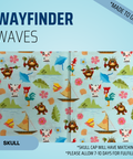 Wayfinder Waves - Scrub Cap - rae & grace - Skull Cap - *Made to order