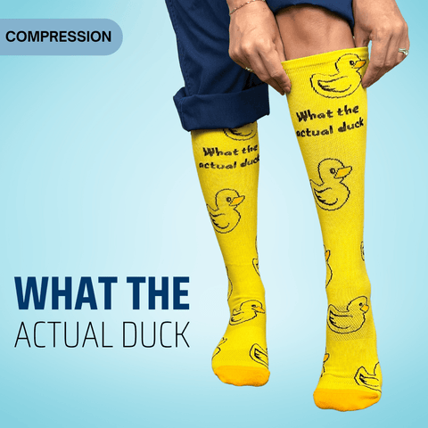 What In The Actual Duck - Compression Sock