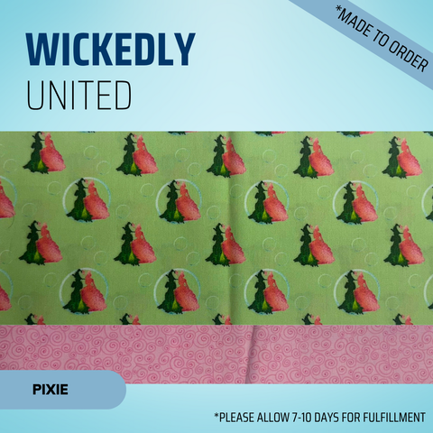 Wickedly United  - Scrub Cap - rae & grace - Pixie - Made to order Please allow 7-10 days for fulfillment.
