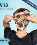 Wild Brushstrokes - Scrub Cap - rae & grace - Pixie - *Made to order