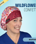 Wildflower Confetti - Scrub Cap - rae & grace - Bouffant