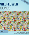 Wild Flower Rounds  - Scrub Cap - rae & grace - Skull Cap - Made to order Please allow 7-10 days for fulfillment.