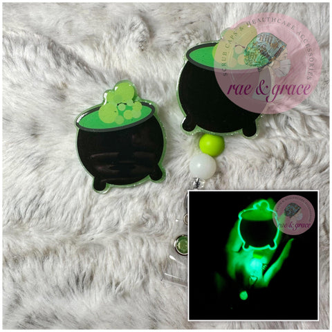 Witch's Cauldron - Glow In The Dark - Badge Reel