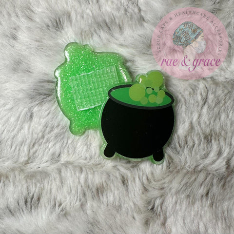 Witch's Cauldron - Glow In The Dark - Badge Reel