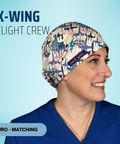 X-Wing Flight Crew - Scrub Cap - rae & grace - Euro - Matching Top