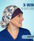 X-Wing Flight Crew - Scrub Cap - rae & grace - Bouffant