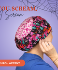 I Scream, You Scream - Scrub Cap - rae & grace - Euro - Accent Top
