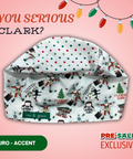 You Serious Clark - Scrub Cap - rae & grace - Euro - Accent Top