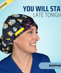 You Will Stay Late Tonight - Scrub Cap - rae & grace - Bouffant