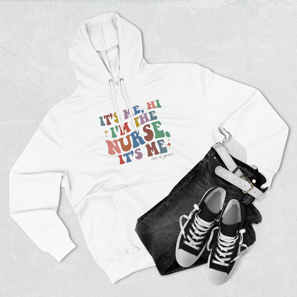 
            
                Load image into Gallery viewer, It&amp;#39;s Me, Hi, I&amp;#39;m the Nurse, It&amp;#39;s Me Hoodie
            
        