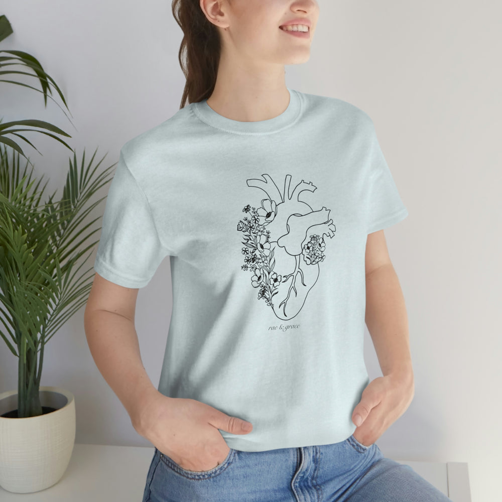 Floral Heart T-Shirt
