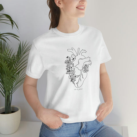 Floral Heart T-Shirt