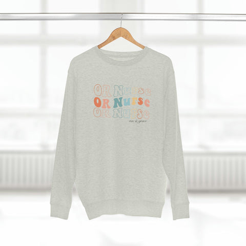 Groovy OR Nurse Crewneck Sweatshirt