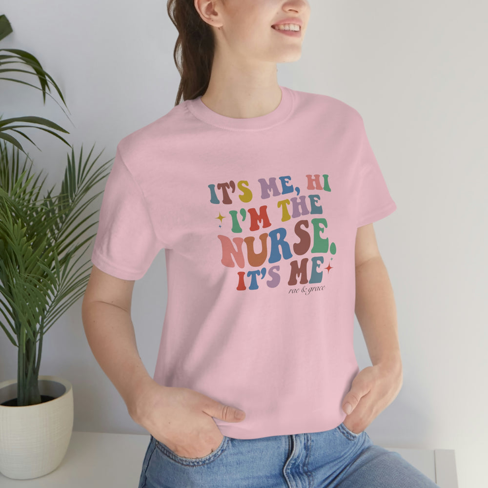 
            
                Load image into Gallery viewer, It&amp;#39;s Me, Hi, I&amp;#39;m the Nurse, It&amp;#39;s Me T-Shirt
            
        
