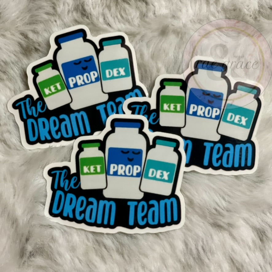 
            
                Load image into Gallery viewer, The Dream Team - Sticker
            
        