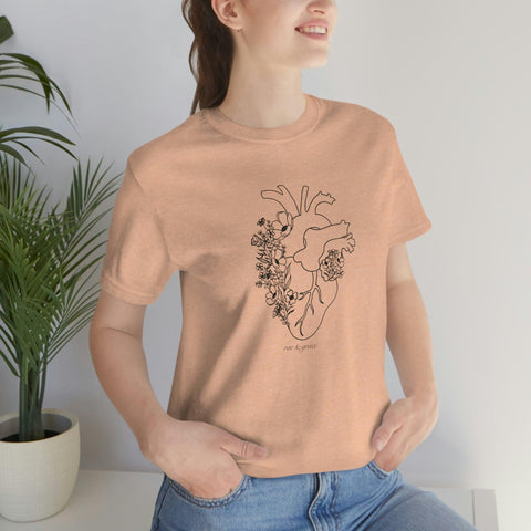 Floral Heart T-Shirt