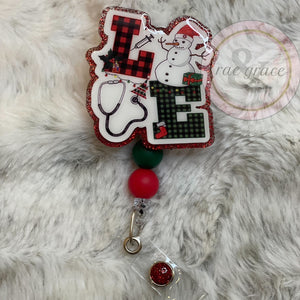 
            
                Load image into Gallery viewer, LOVE Christmas - Badge Reel
            
        