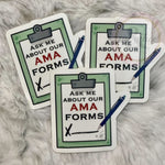 AMA Forms - Sticker