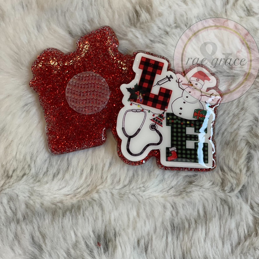 
            
                Load image into Gallery viewer, LOVE Christmas - Badge Reel
            
        