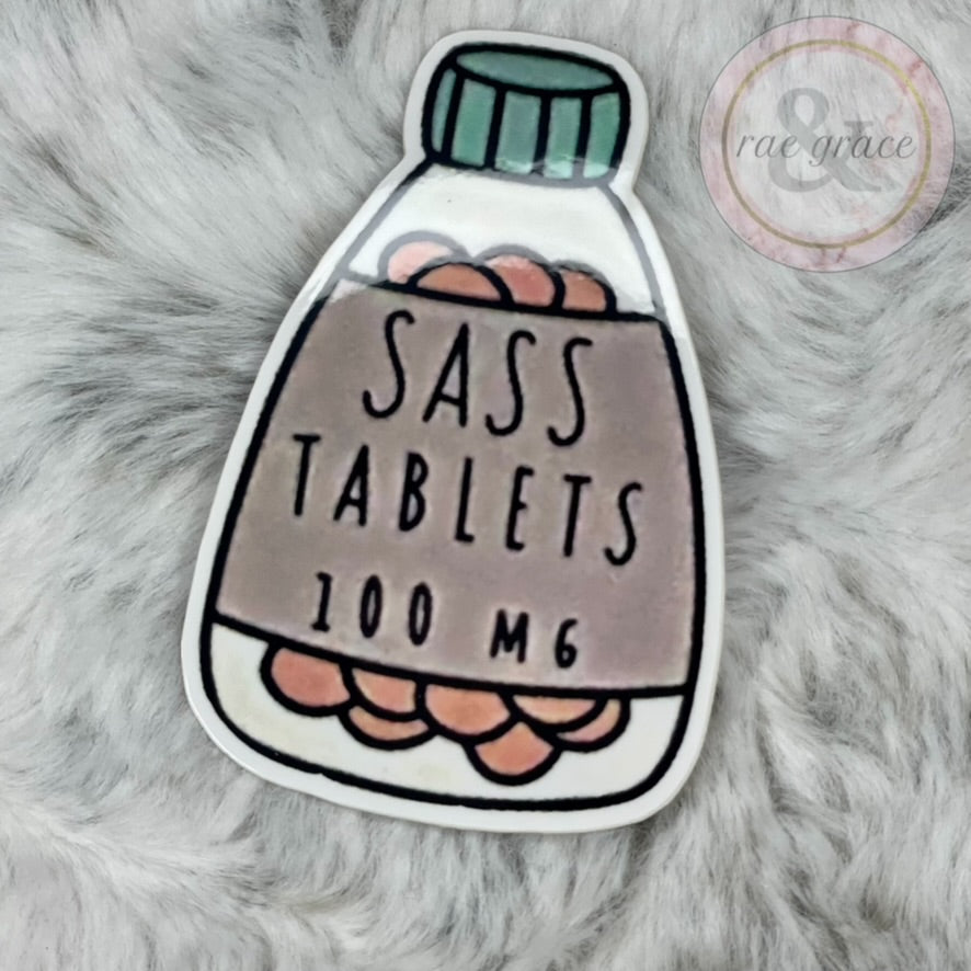 
            
                Load image into Gallery viewer, Sass Tablets - Sticker
            
        