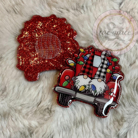 Holiday Gnomes in Truck Badge Reel