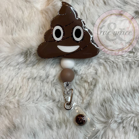 Poop Emoji Badge Reel