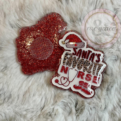 Santa's Favorite Nurse - Badge Reel