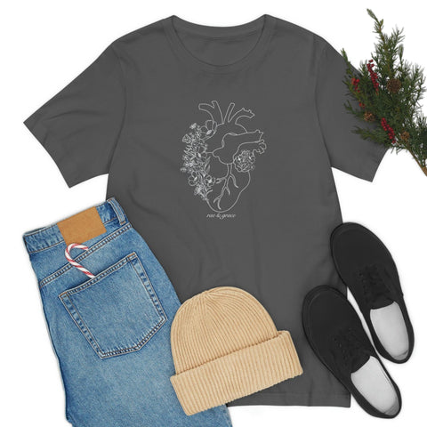 Floral Heart T-Shirt