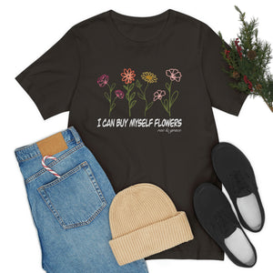 
            
                Load image into Gallery viewer, I Can Buy Myself Flowers (Sketch) T-Shirt
            
        