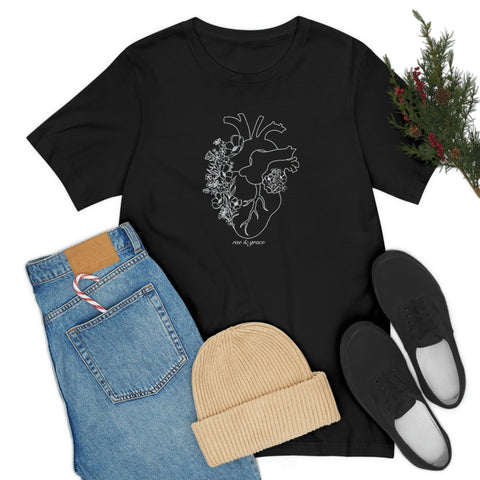 Floral Heart T-Shirt