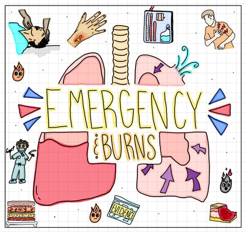 Emergency & Burns Flash Cards (DIGITAL) - rae & grace