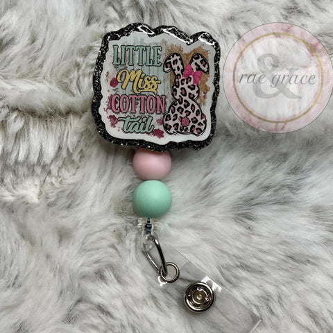 Little Miss Cotton Tail - Badge Reel