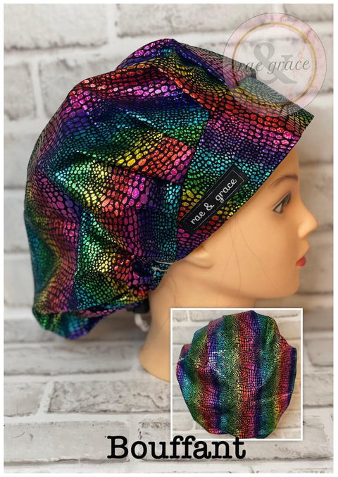 Metallic Rainbow Snake Skin